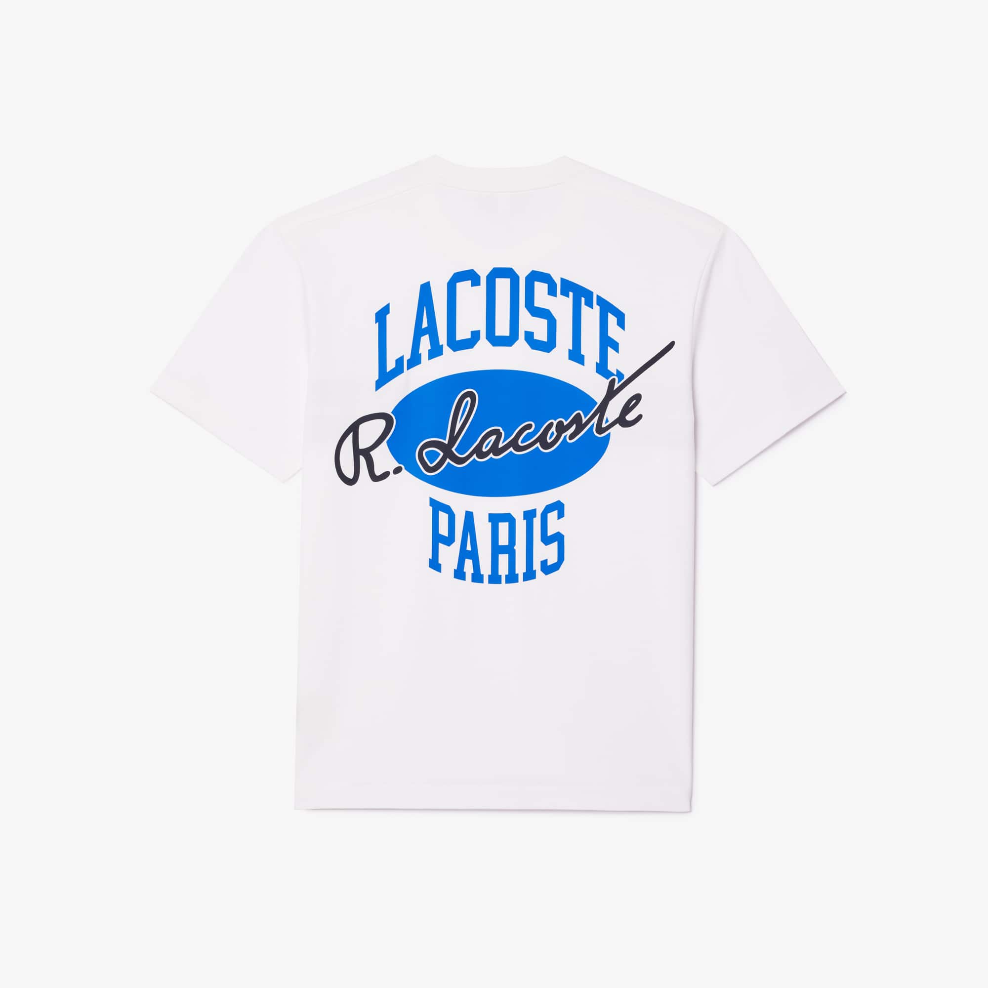 Men's Print Back Cotton T-Shirt - T-shirts - New In 2025 | Lacoste