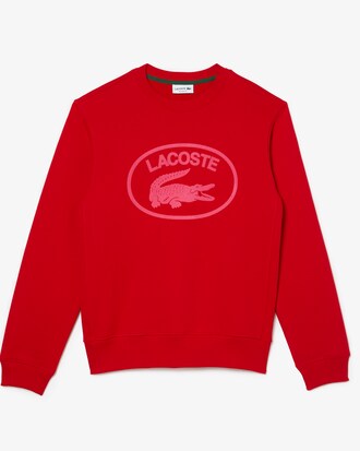 Sweatshirt homme relaxed fit Lacoste en coton biologique