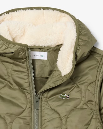 Unisex Quilted Hooded Parka