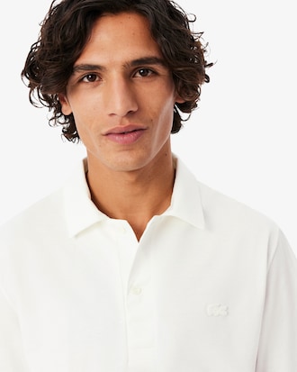 Men's Paris Classic Fit Open Neck Embroidered Polo