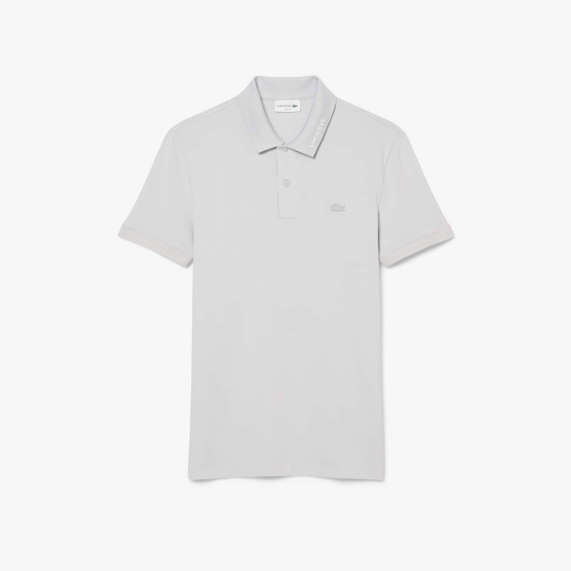Slim Fit Branded Piqué Polo