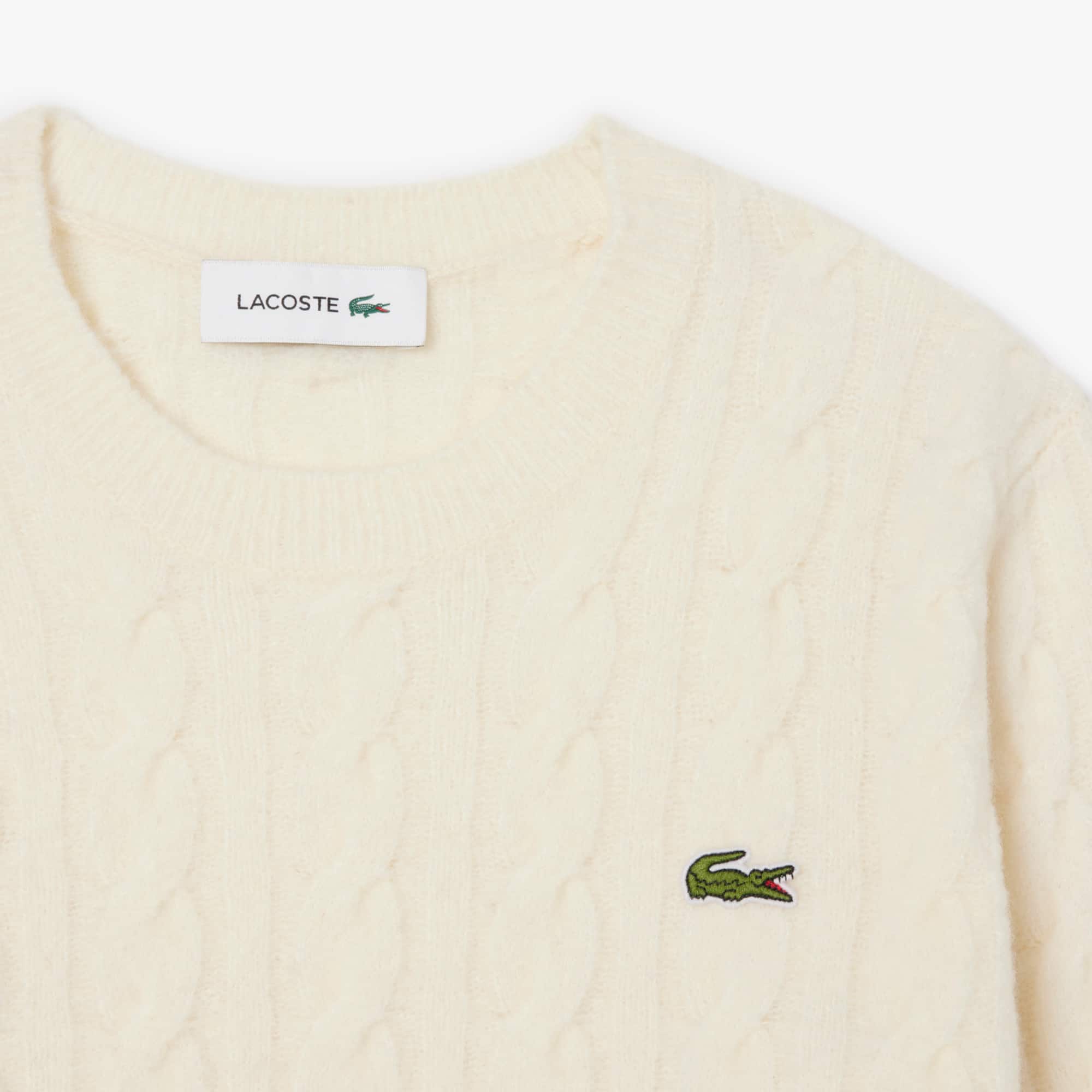 Women's Cable Knit Wool Sweater