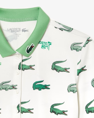 Women&rsquo;s Croc Print Golf Polo