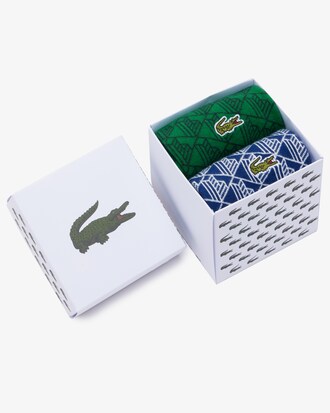 Unisex 2-Pack Monogram Jacquard Socks