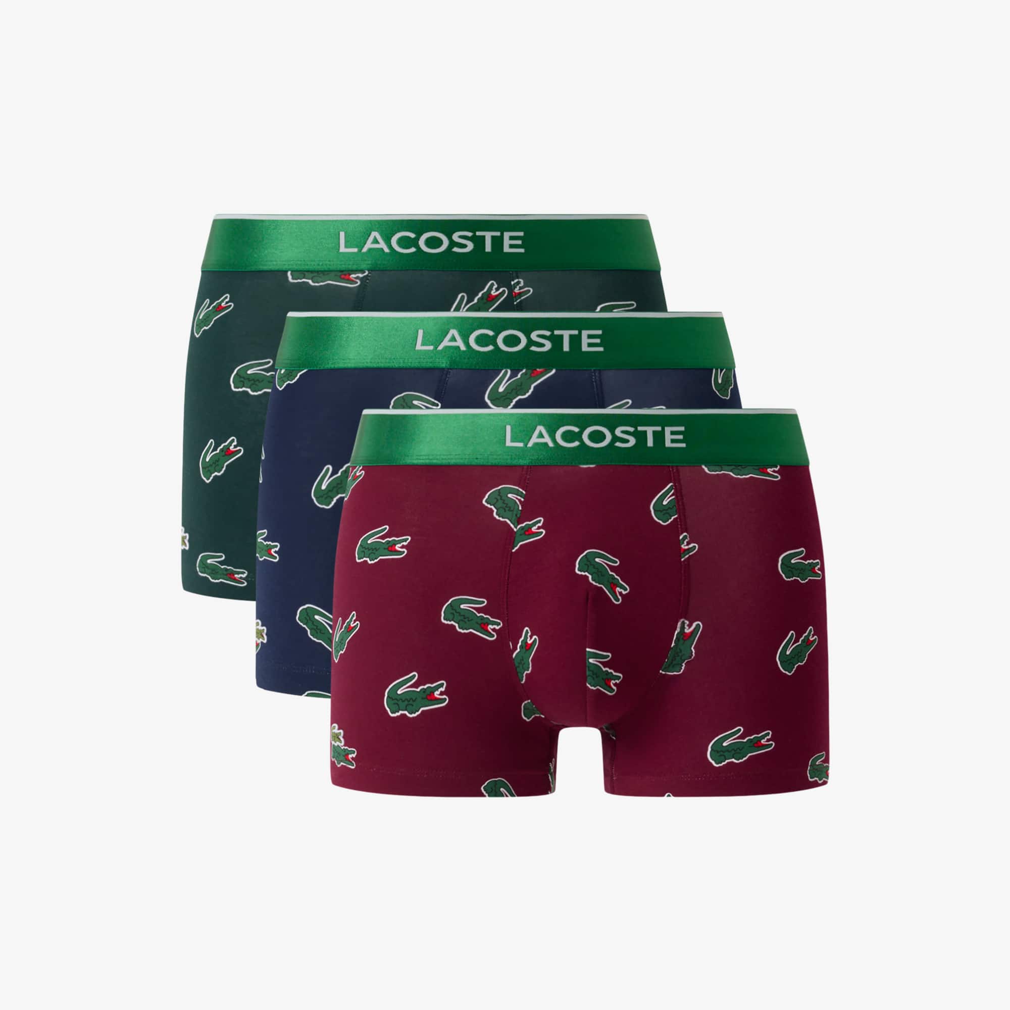 3-Pack Crocodile Print Trunks