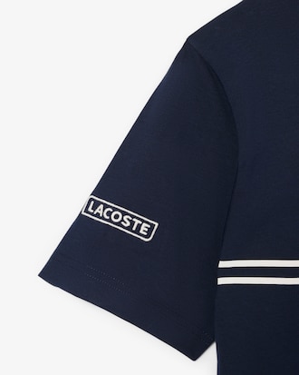 Men's Printed Embroidered Cotton Jersey T-Shirt