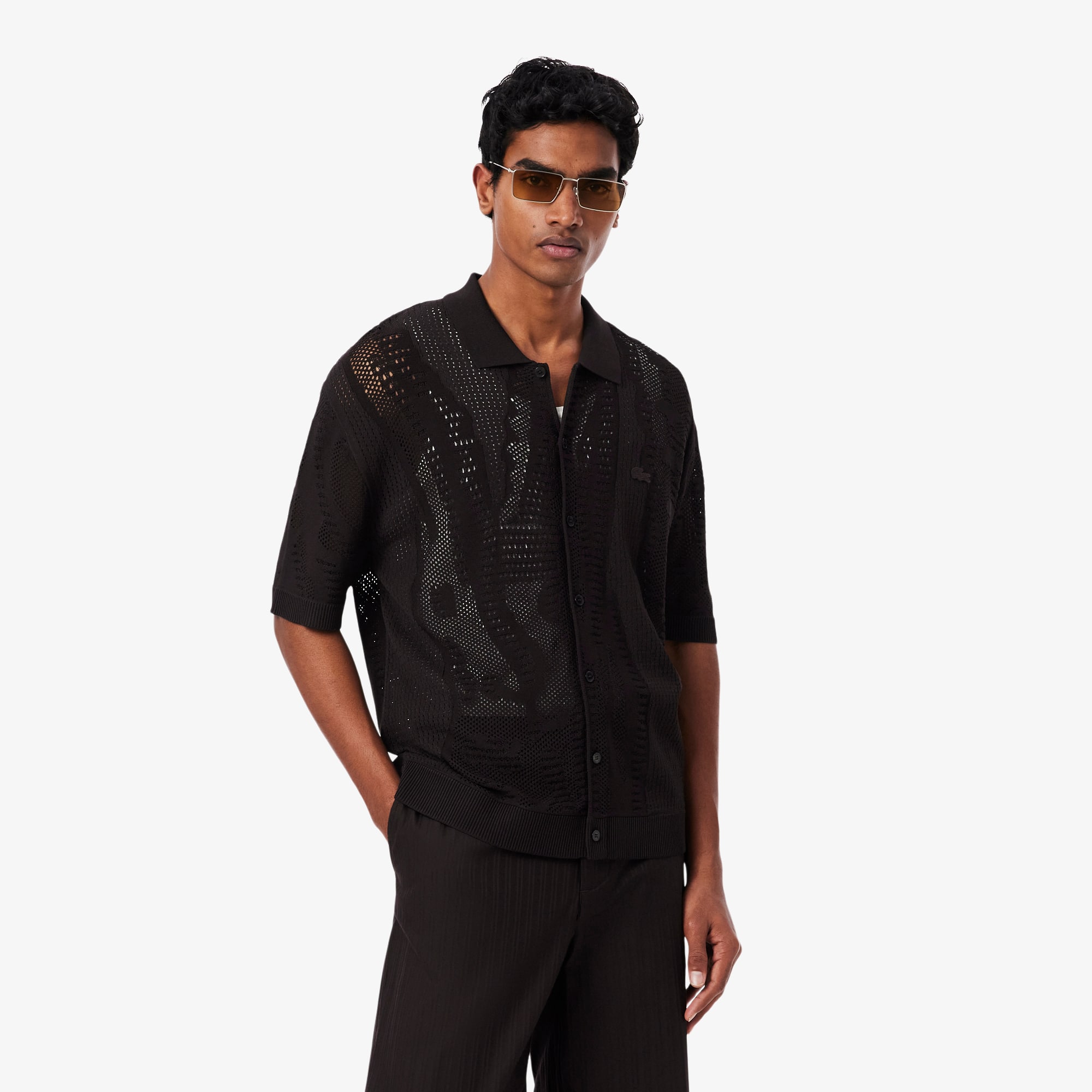 Lacy Knit Crocodile Shirt - Sweaters & Sweatshirts - New In 2026