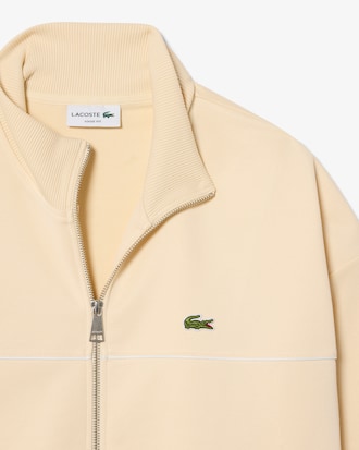 Trim Accent Zipped Sweatshirt