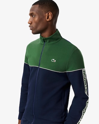 Men's Tennis Zip-Up Colorblock Sweatshirt