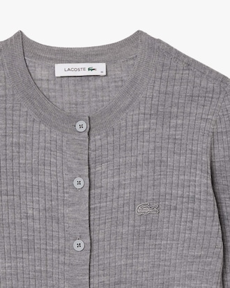 Women's Merino Wool 3D Knit Cardigan