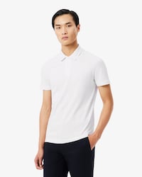 Slim Fit Branded Piqu&eacute; Polo