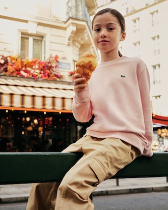 Girls' Fleece Crew Neck Sweatshirt