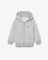 Sweatshirt mixte zipp&eacute; en molleton gratt&eacute;