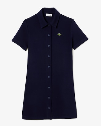 Women's Heavy Piqué Buttoned Polo Dress