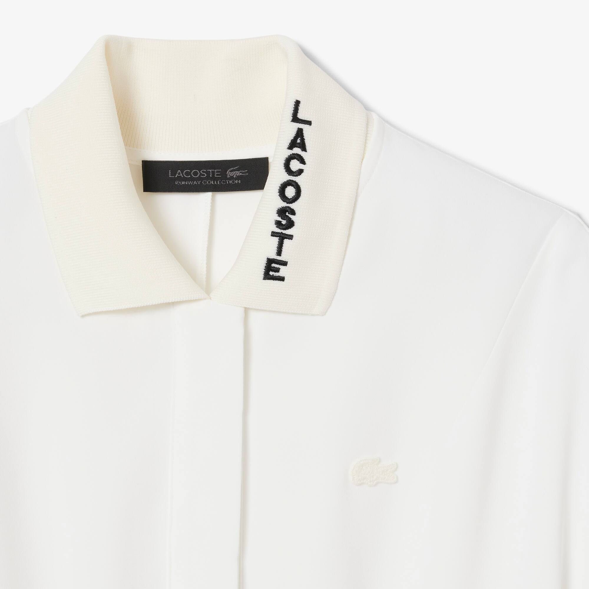 Runway Pleated Embroidery Detail Polo Dress - Dresses - New In 2026 | Lacoste Runway Pleated Embroidery Detail Polo Dress - Dresses - New In 2026 | Lacoste