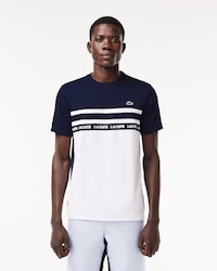 T-shirt Tennis homme en piqué Ultra-Dry à rayures avec logo