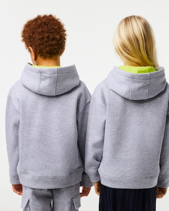 Kids’ Contrast Branding Hoodie