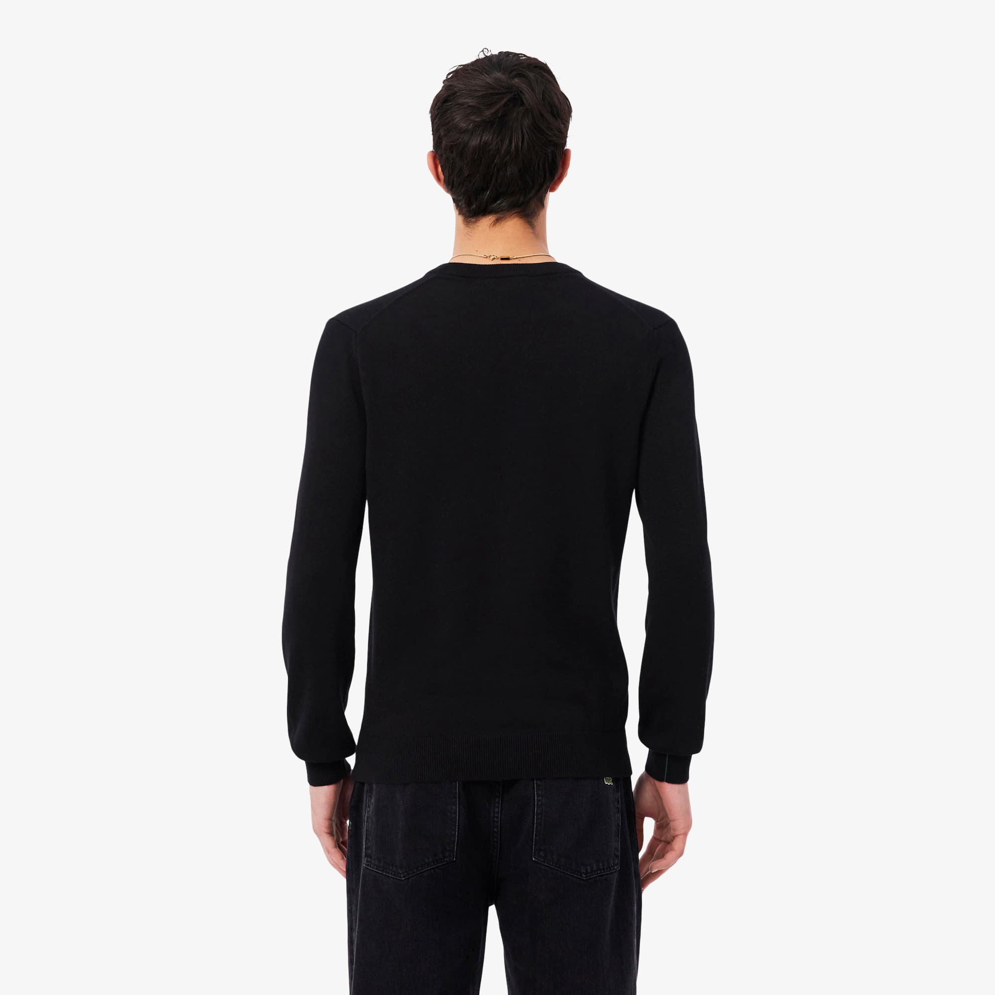Men's Cotton V-Neck Sweater