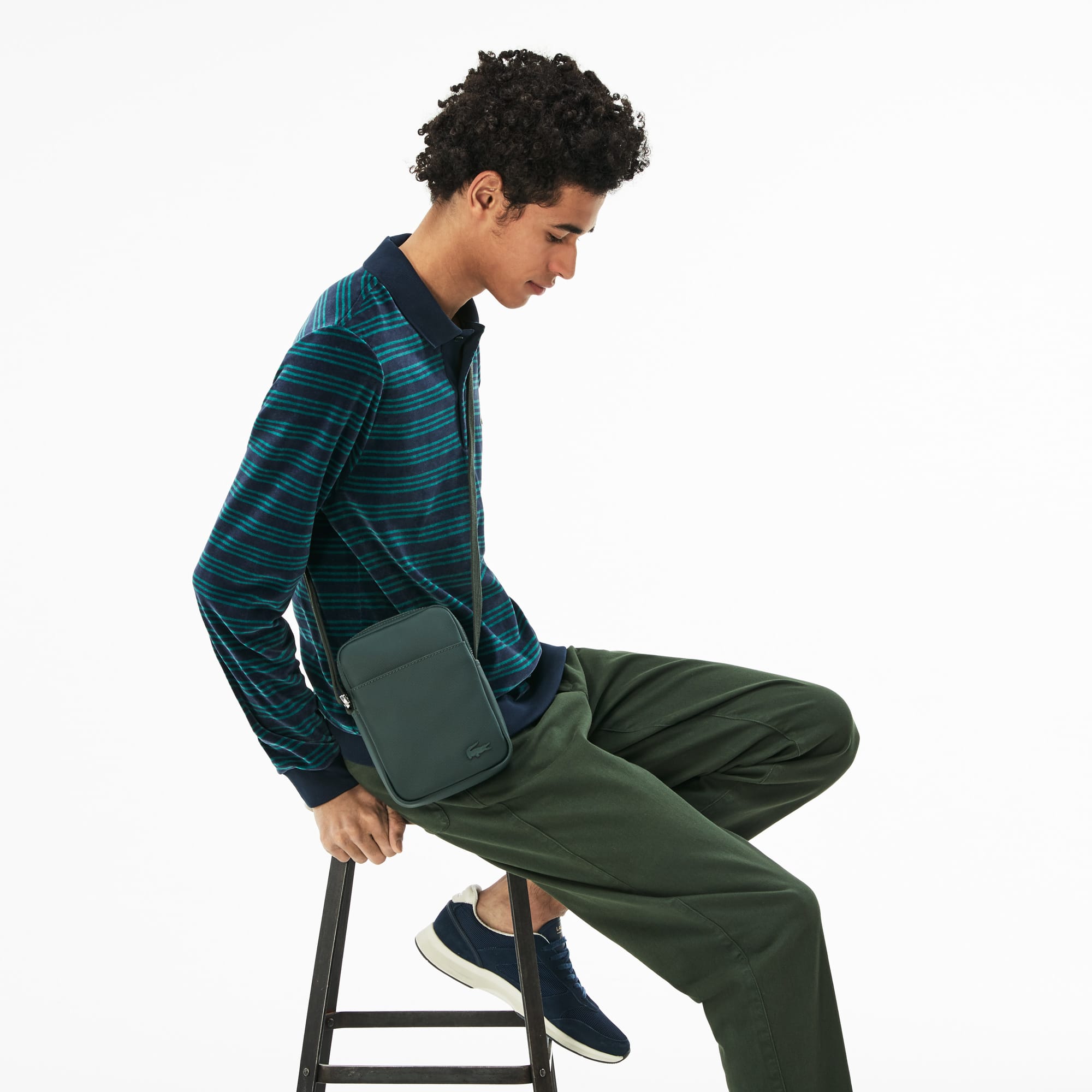 Men's Classic Petit Piqué Zip Bag - Bags - New In 2026 | Lacoste