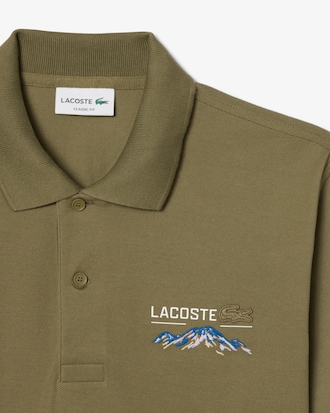 Men's Classic Fit Embroidered Motif Piqu&eacute; Polo