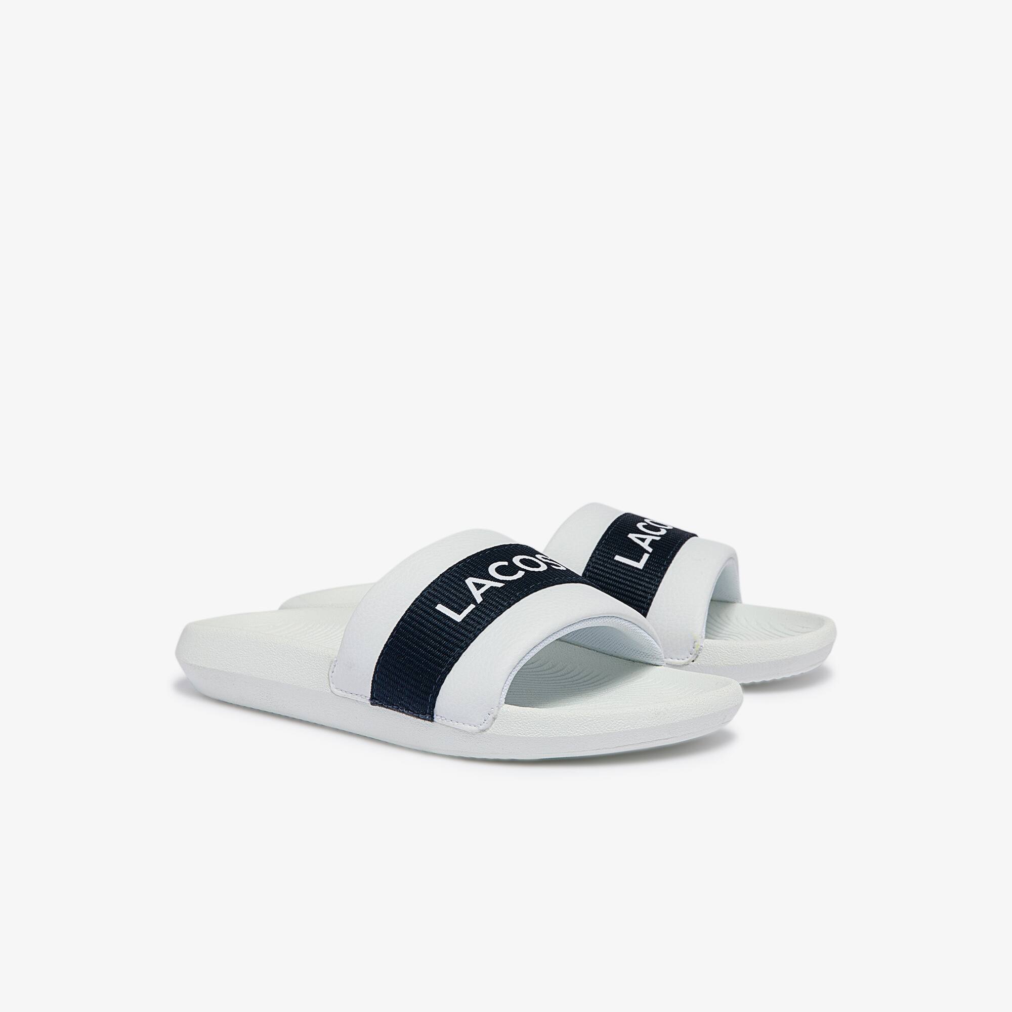 lacoste rubber slides