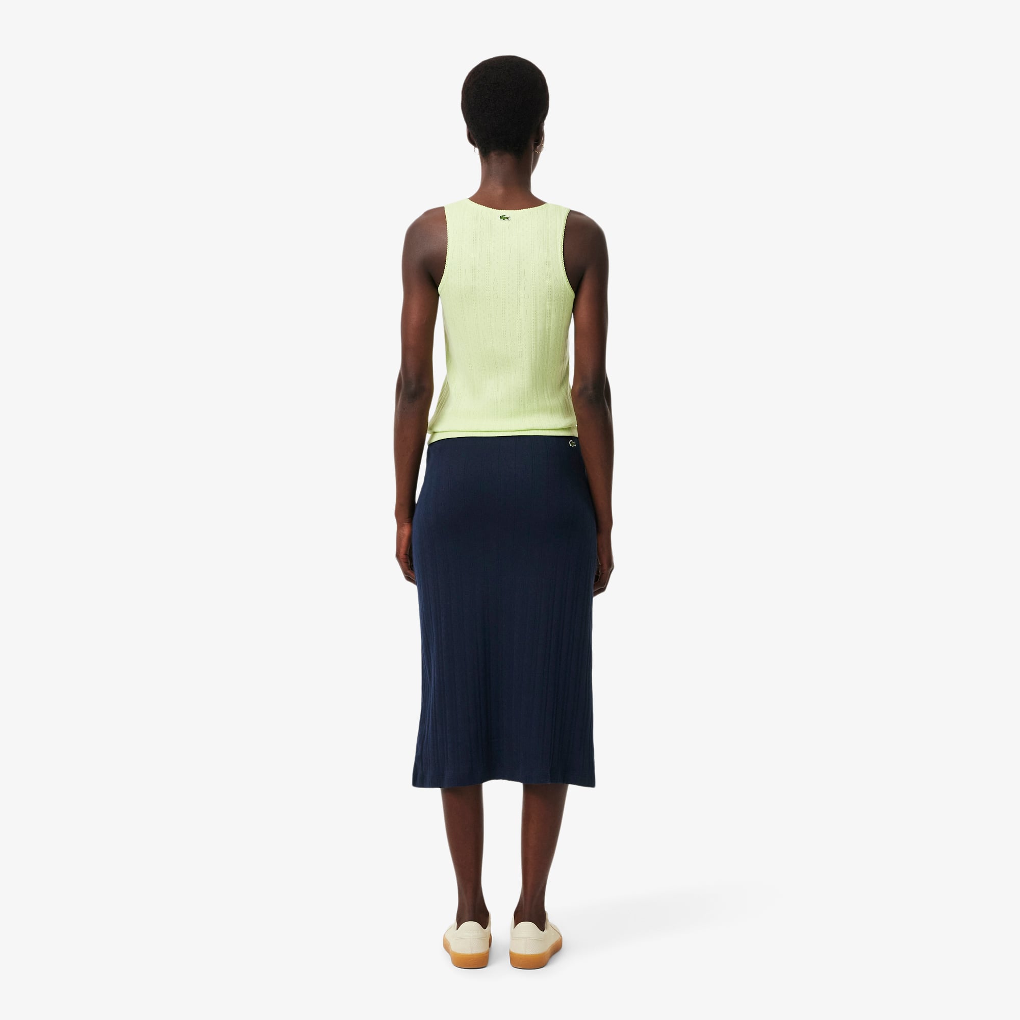Cotton Midi Skirt