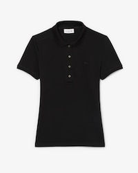 Polo de Mini Piqu&eacute; El&aacute;stico L.12.D de Corte Slim para Mujer
