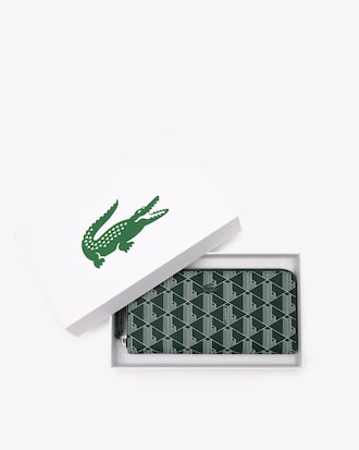 Large Zipped Monogram Billfold