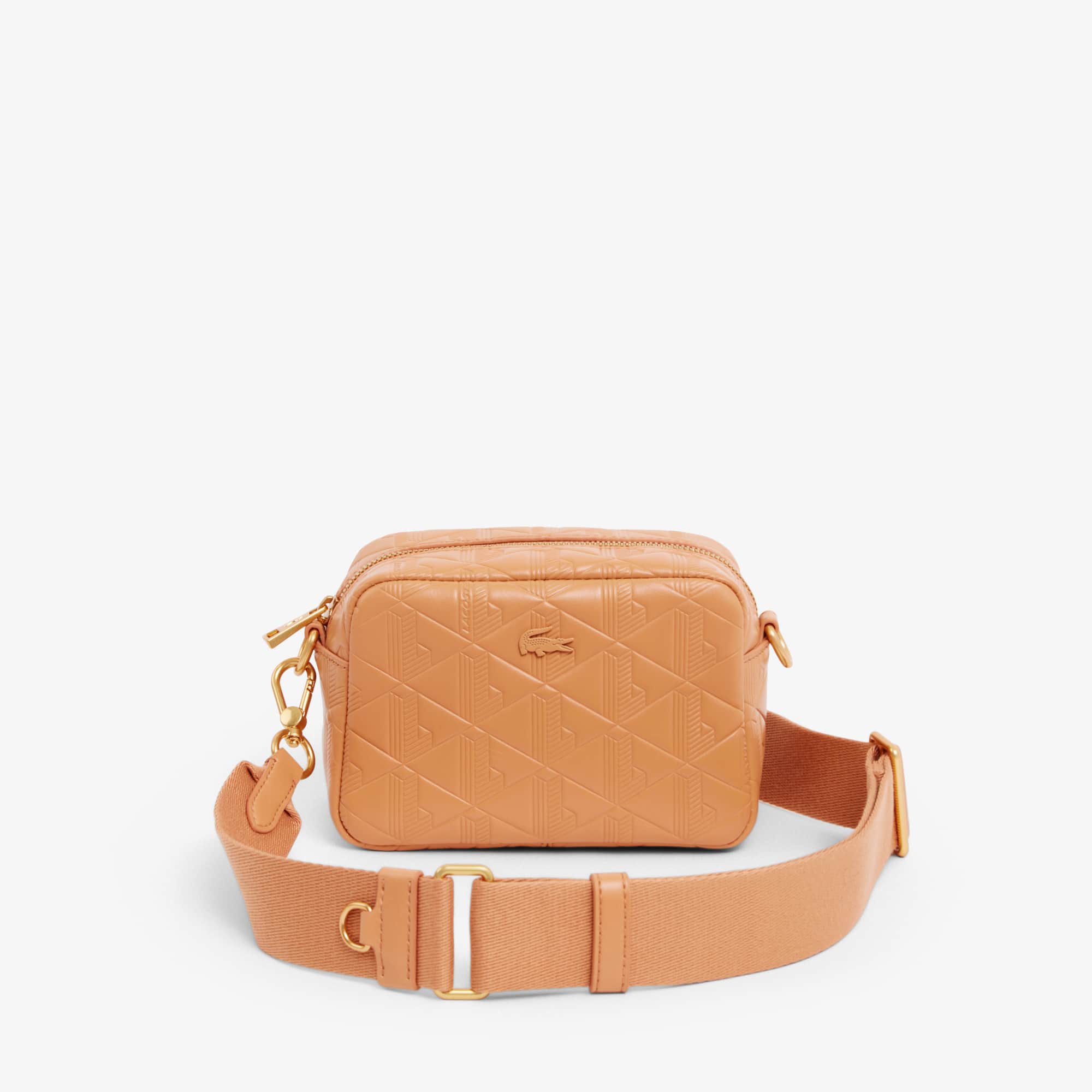 Lacoste Small Maheki Shoulder Bag - One Size In Brown