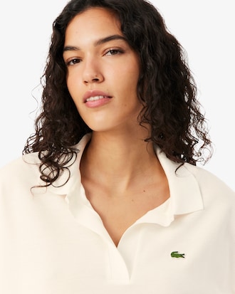 Polo De Piqu&eacute; Con Corte Relajado Para Mujer