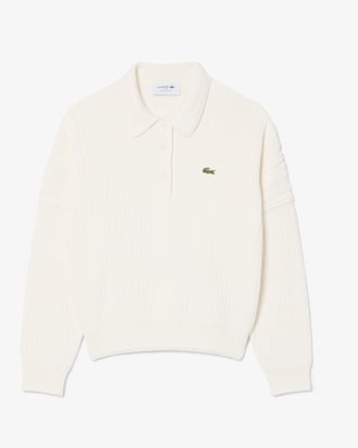 French Made Polo Collar Sweater