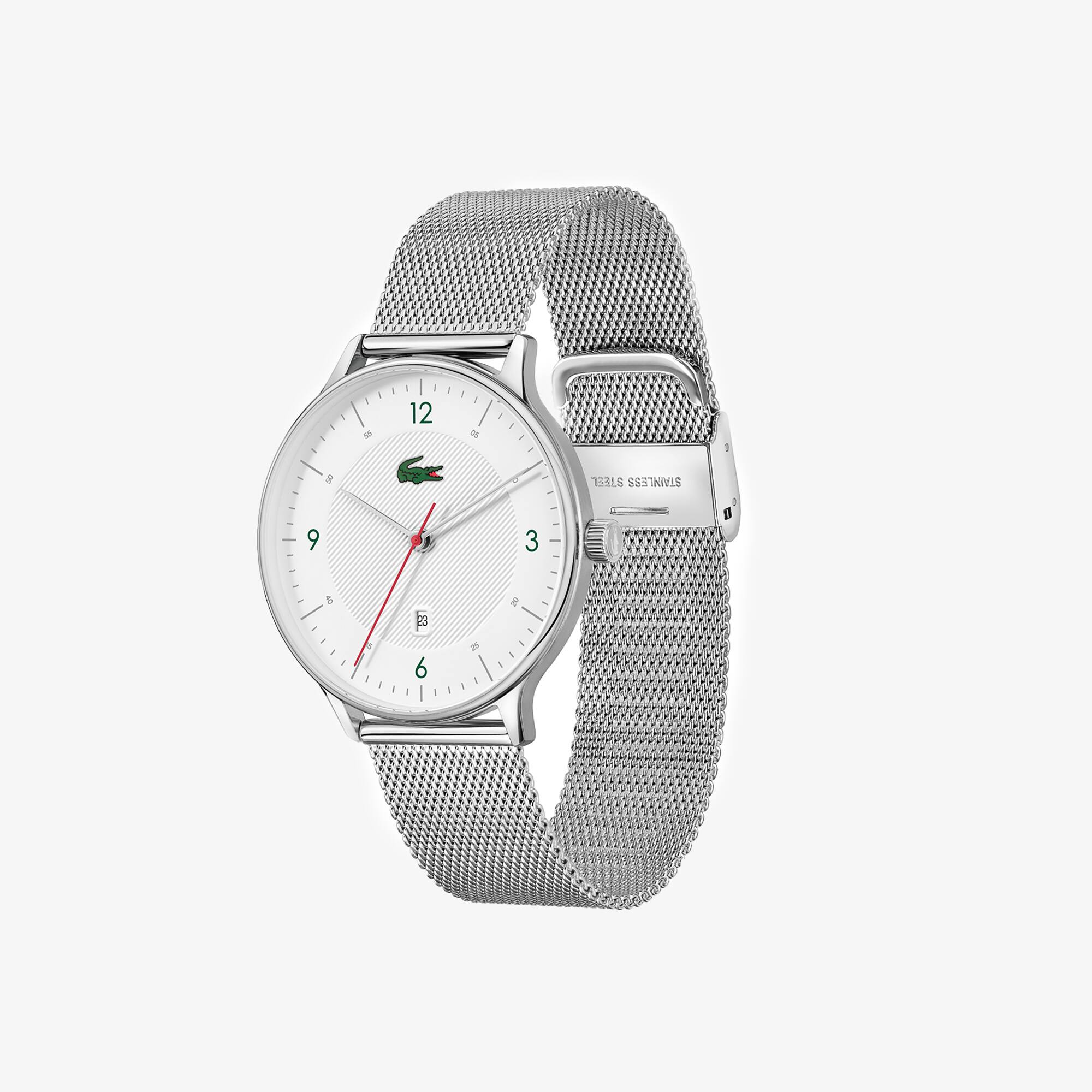 lacoste mesh watch