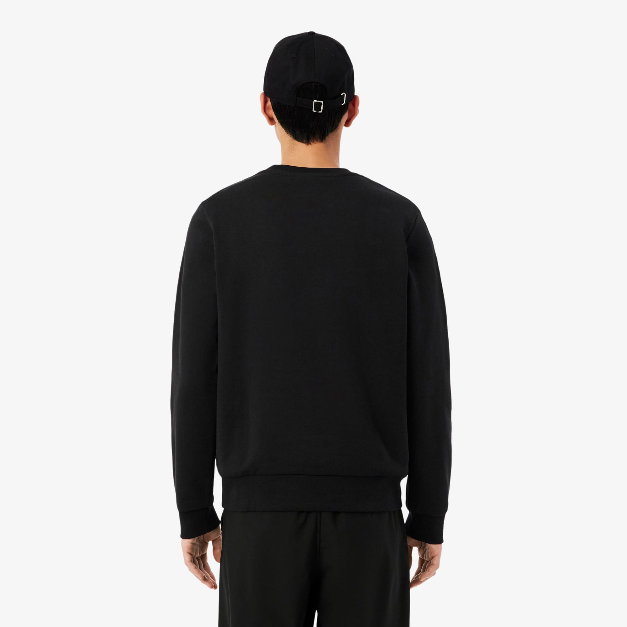 Stripe Band Fleece Sweatshirt