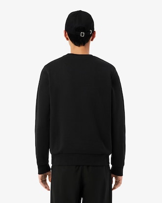 Stripe Band Fleece Sweatshirt