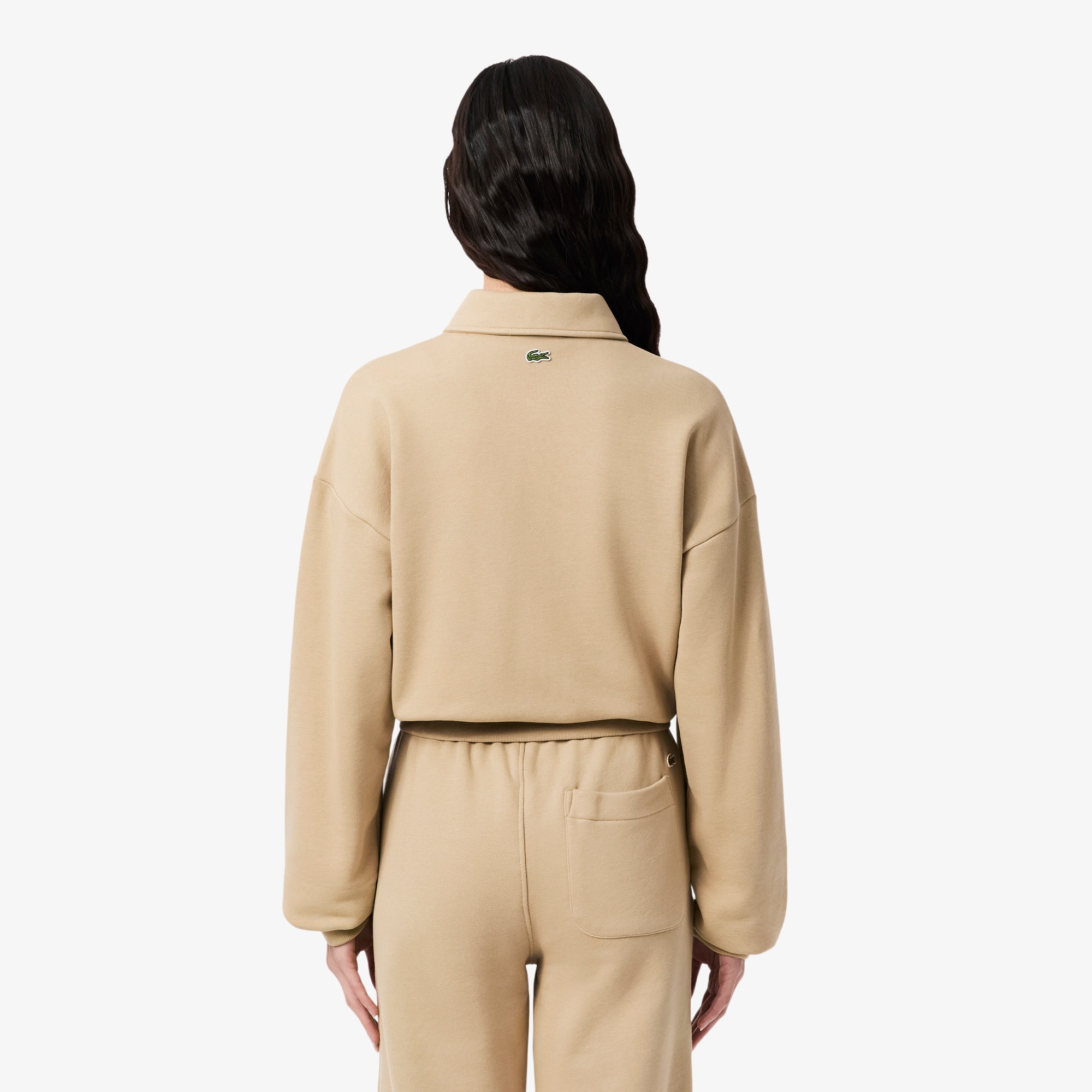 Women's Polo Collar Sweatshirt - Sweaters & Sweatshirts - New In
