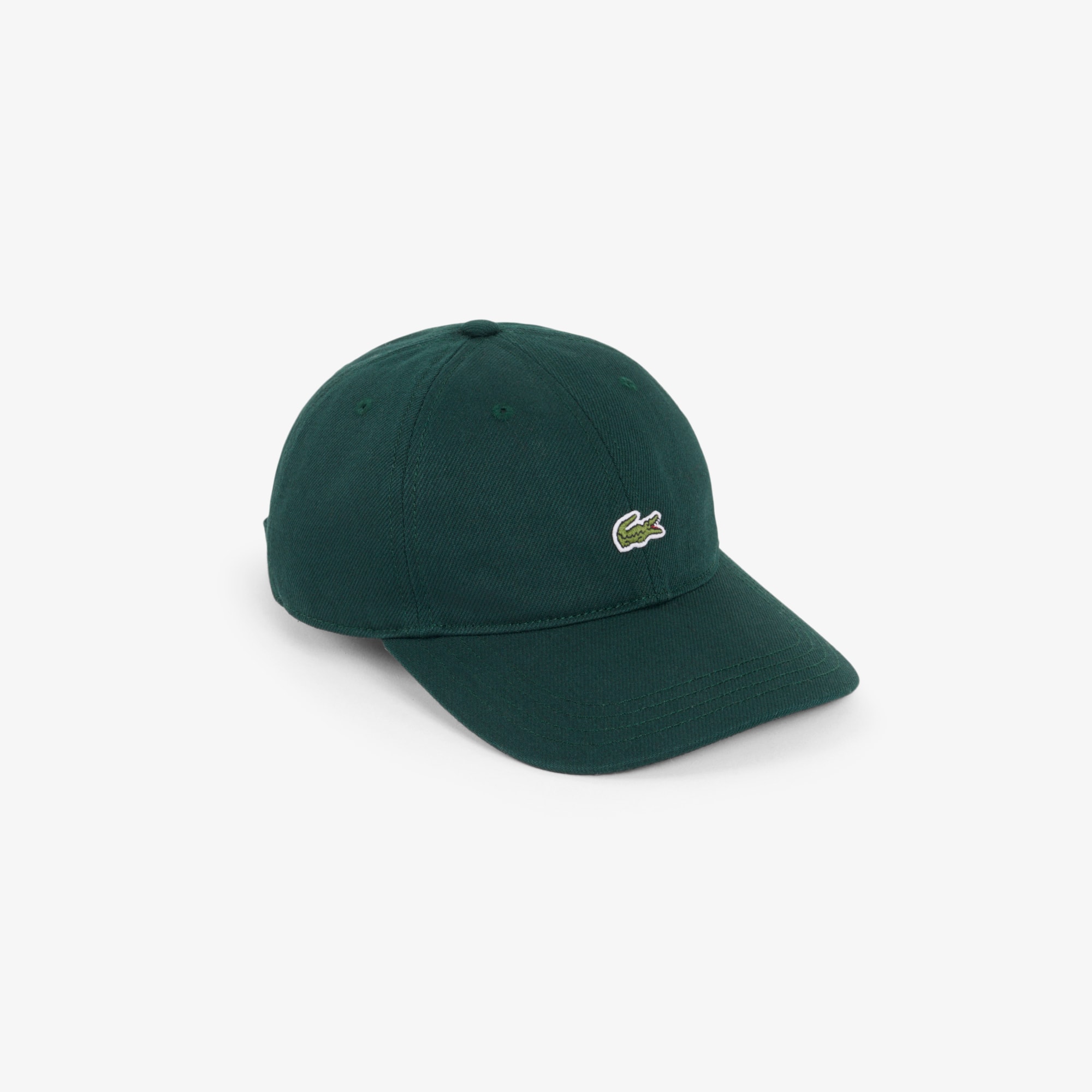Lacoste Unisex Cotton Denim Cap - One Size In Green