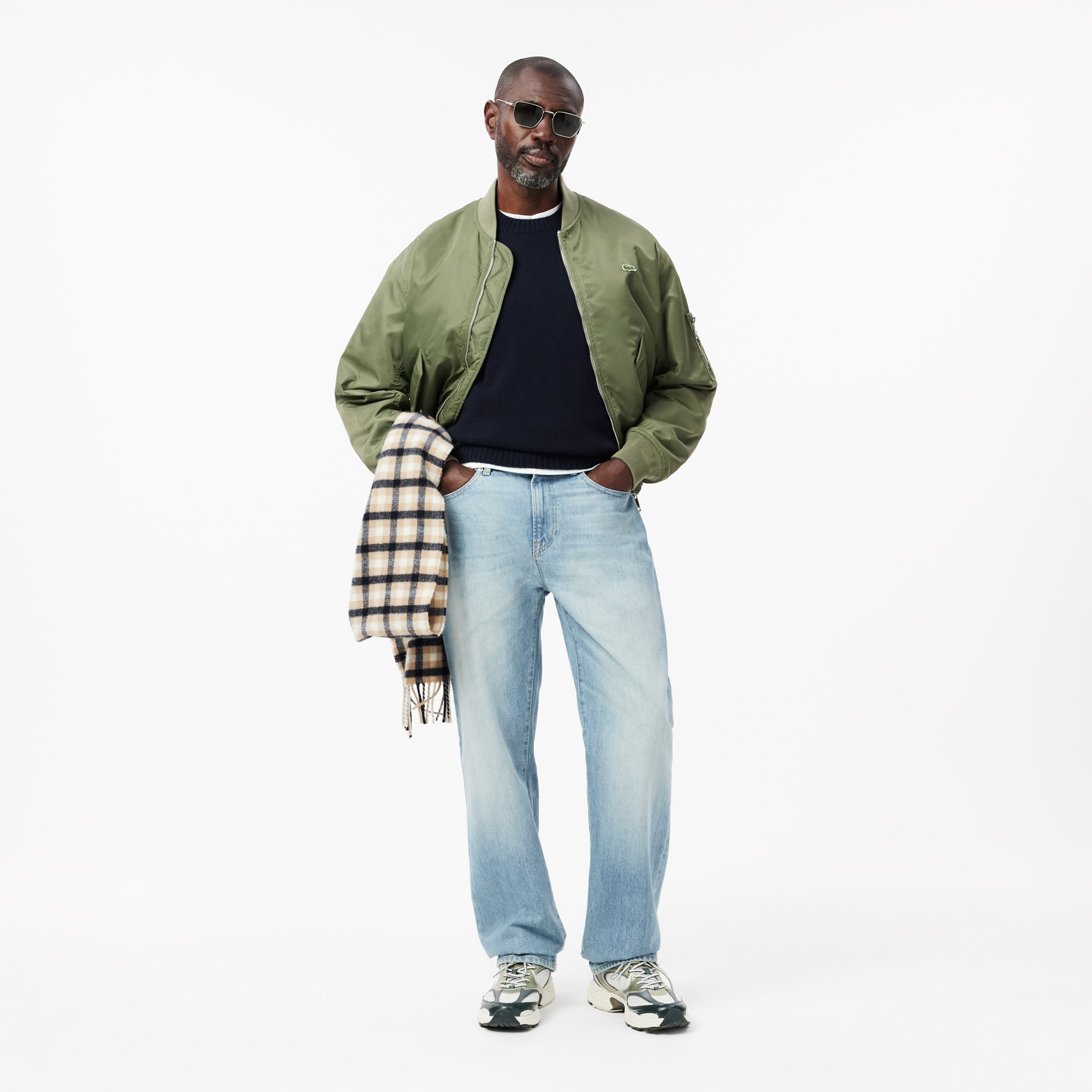 Men's 3D Knit Cashmere Crew Neck Sweater - Sweaters & Sweatshirts