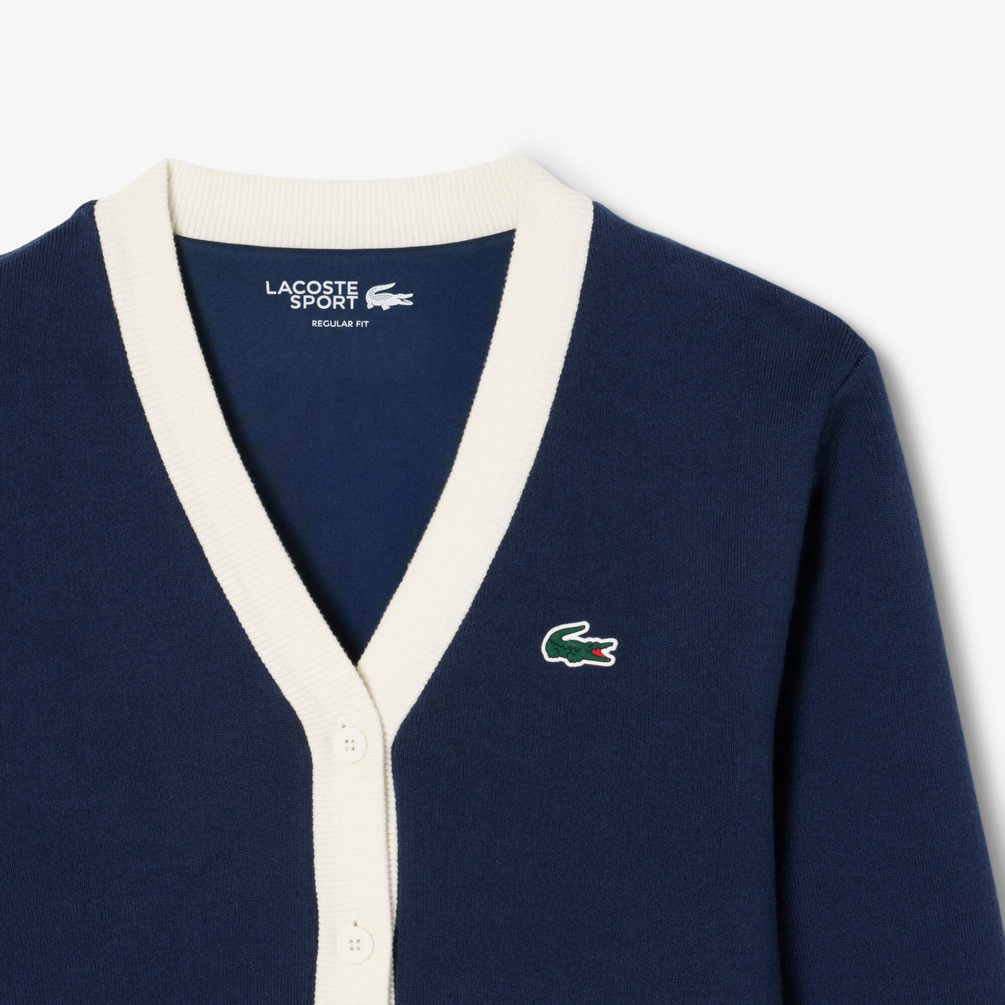 超美品 LACOSTE カーディガン ネイビー LACOSTE（ラコステ） カーディガン 「SHIPS別注」LACOSTE: コットン