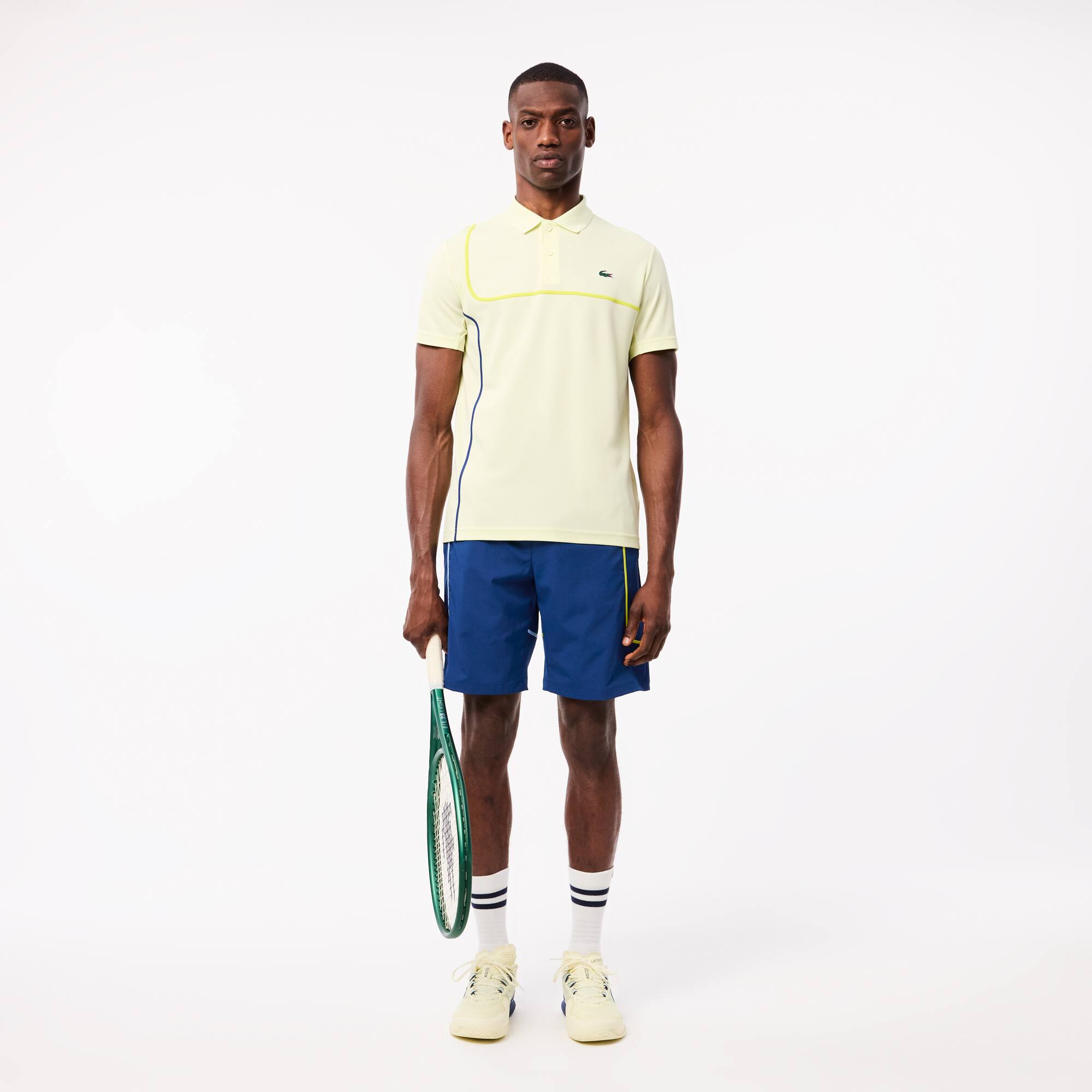 テニス ワンピースLACOSTE 水色/ホワイト テニス ワンピースLACOSTE 水色/ホワイト Lacoste ロゴ ポロ