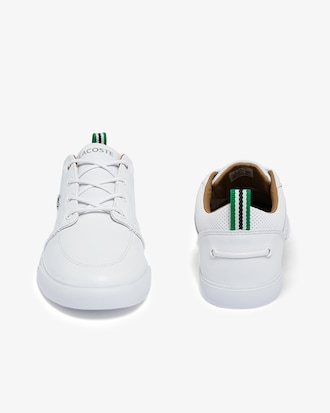 Men's Bayliss Leather Perforated Collar Sneakers