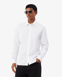 Regular Fit Textured Cotton Shirt