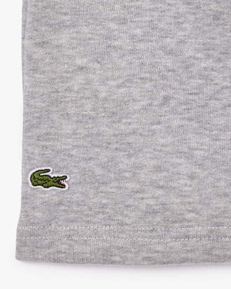 Short enfant Lacoste en molleton gratté de coton biologique