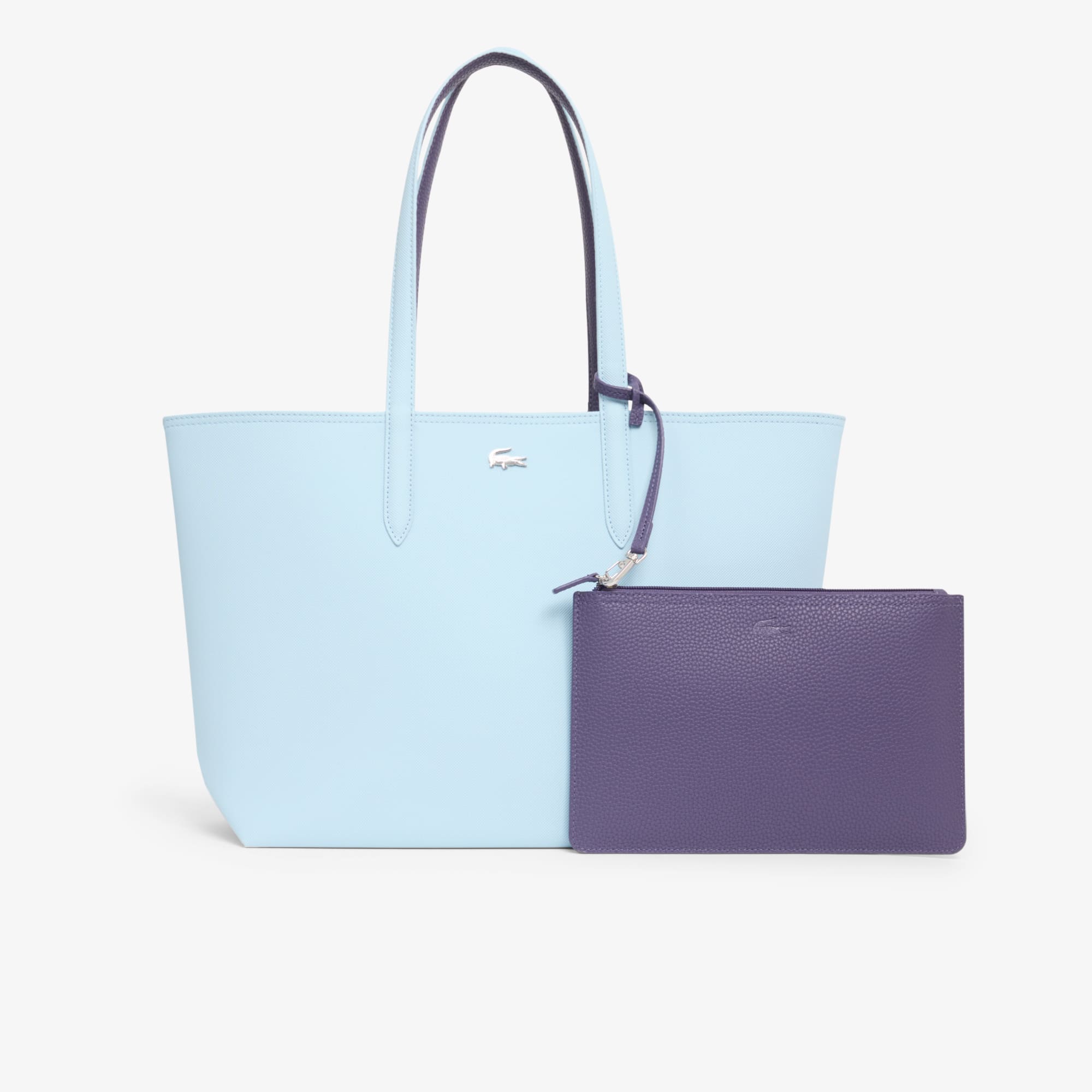 Lacoste Anna Reversible Tote & Pouch - One Size In Blue