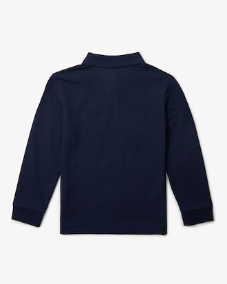 Boys' Long Sleeve Piqu&eacute; Polo