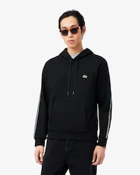 Logo Stripe Zipped Hoodie