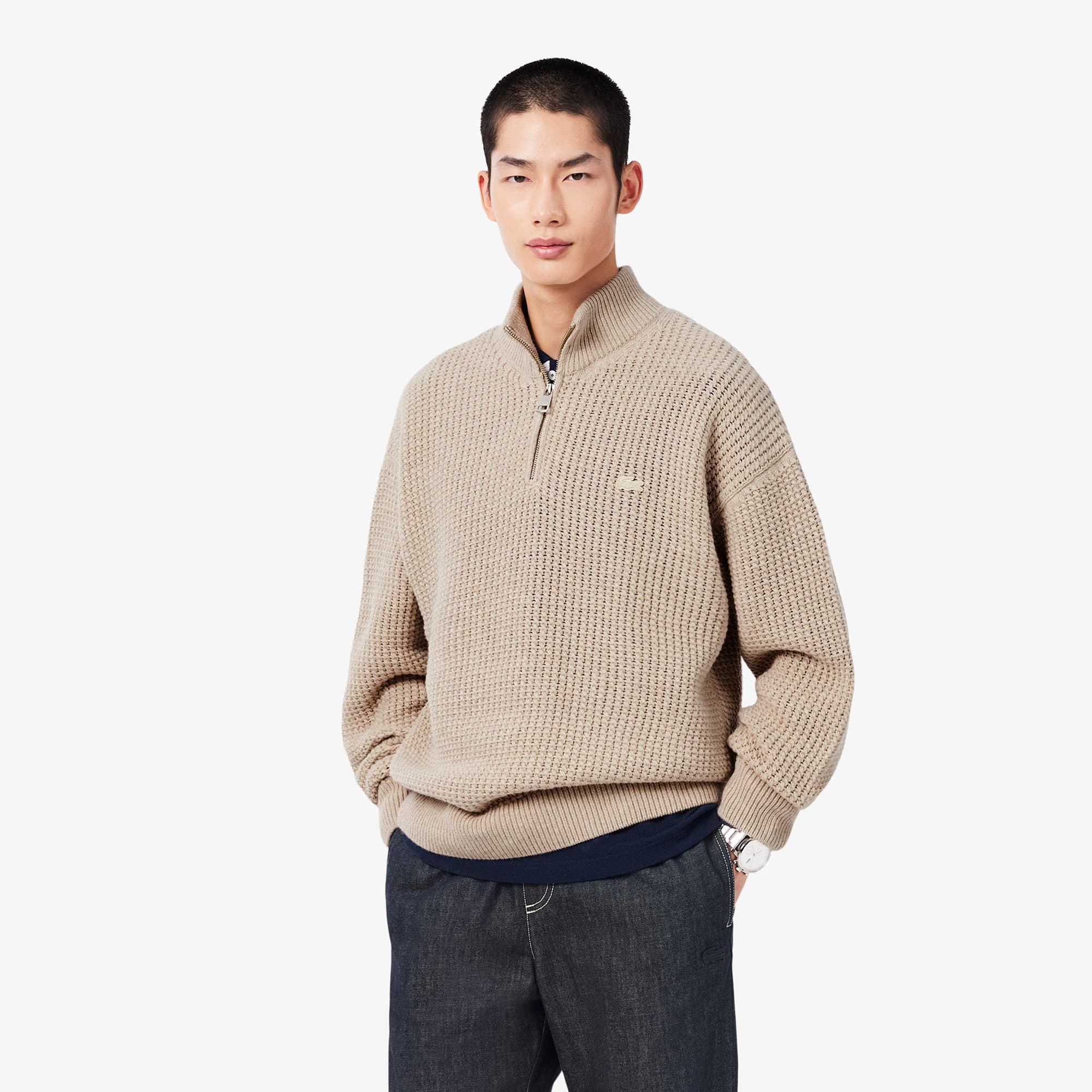 atlast&co セーター Wool High Zip Neck Sweater - Sweaters & Sweatshirts - New In 2026
