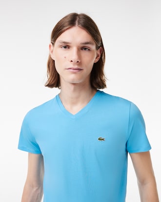 Men's Lightweight Pima Cotton V-Neck T-Shirt
