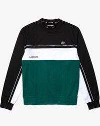 Men&rsquo;s Lacoste SPORT Resistant Colourblock Piqu&eacute; Sweatshirt
