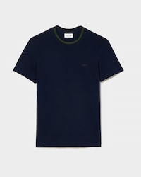 Men's Stripe Collar Stretch Piqué T-Shirt