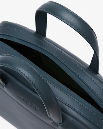 Sac bowling femme Lacoste avec bandouli&egrave;re sigl&eacute;e